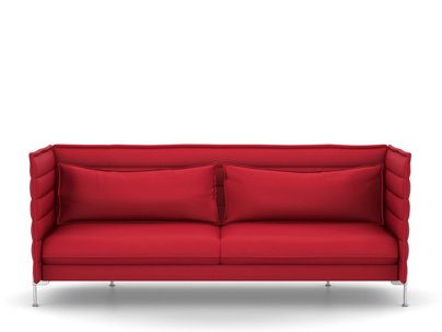 Alcove Sofa, Three-seater (H94 x W237 x D84 cm), Laser, Red