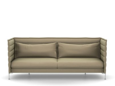 Alcove Sofa, Three-seater (H94 x W237 x D84 cm), Laser, Warm grey