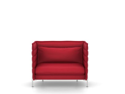 Alcove Sofa, Love Seat (H94 x W126,5 x D84 cm), Laser, Red