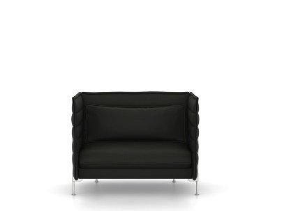 Alcove Sofa, Love Seat (H94 x W126,5 x D84 cm), Laser, Black