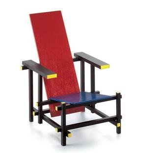 Details Vitra Rood Blauwe Stoel Miniature Rood Blauwe Stoel Miniature