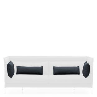 Cushion Set for Alcove Sofa, For 2-seater, Credo, Dark blue/black