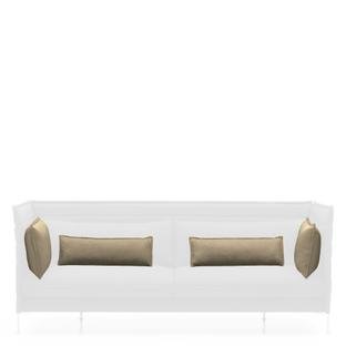 Cushion Set for Alcove Sofa, For 2-seater, Laser, Warm grey