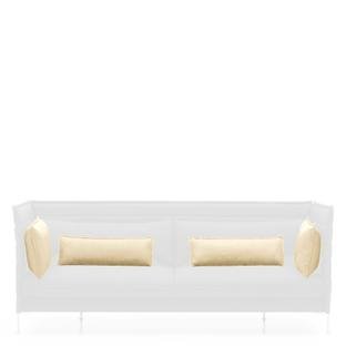 Cushion Set for Alcove Sofa, For 2-seater, Laser, Ivory