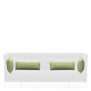 Cushion Set for Alcove Sofa, For 3-seater, Laser, Light grey / pastel green
