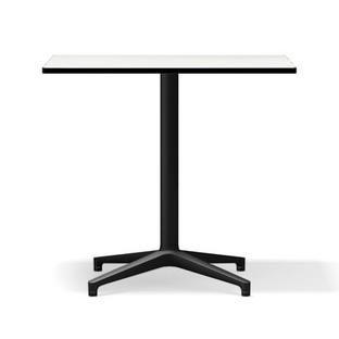 Bistro Table Outdoor, Rectangular (640x796 mm), Solid core material white