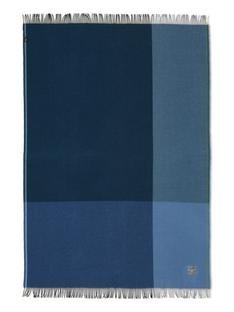 Colour Block Blanket, Black/blue