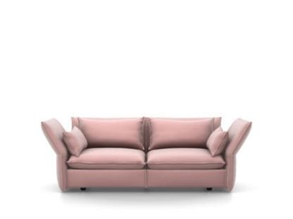 Mariposa Sofa, 2,5-Seater (H80,5 x W171 x D101,5 cm), Dumet pale rose/beige