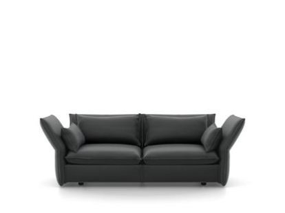 Mariposa Sofa, 2,5-Seater (H80,5 x W171 x D101,5 cm), Laser dark grey