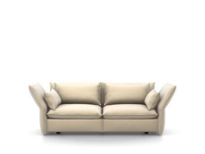 Mariposa Sofa, 2,5-Seater (H80,5 x W171 x D101,5 cm), Laser ivory
