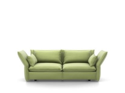 Mariposa Sofa, 2,5-Seater (H80,5 x W171 x D101,5 cm), Laser light grey/pastel green