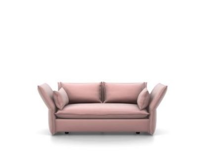 Mariposa Sofa, 2-Seater (H80,5 x B140 x T101,5 cm), Dumet pale rose/beige