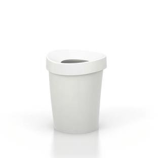 Happy Bin, S (H 29,5 x Ø 23,5 cm), White