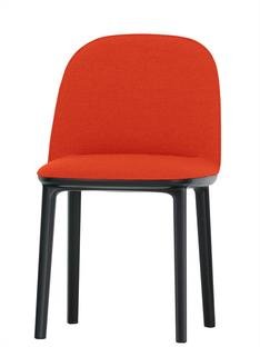 Softshell Side Chair, Orange, Glides for carpets