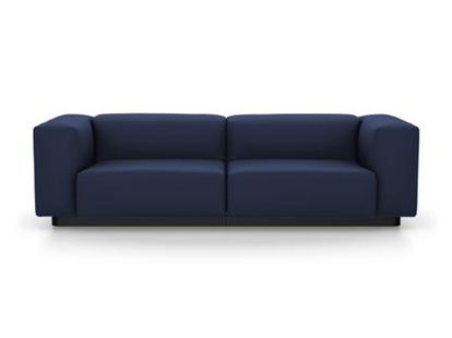 Soft Modular Sofa, Laser dark blue, Without Ottoman