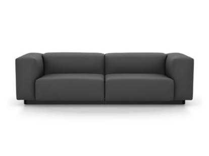 Soft Modular Sofa, Laser dark grey, Without Ottoman