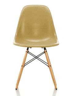 Eames Fiberglass Chair DSW, Eames ochre light, Ash honey tone