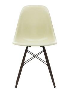 Eames Fiberglass Chair DSW, Eames parchment, Black maple