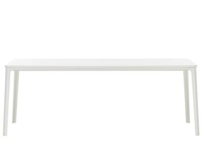 Plate Dining Table, 200 x 90 cm, MDF white, White
