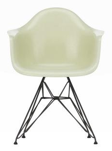 Eames Fiberglass Armchair DAR, Eames parchment, Basic dark