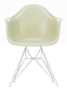 Eames Fiberglass Armchair DAR, Eames parchment, White