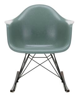 Eames Fiberglass Armchair RAR, Eames sea foam green, Coated basic dark, Dark maple