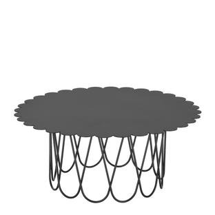 Flower Table, Ø 80 cm, Anthracite