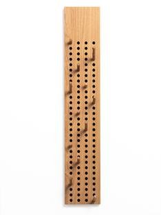 Scoreboard, Vertical, Natural oak