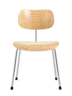 SE 68, Non-stackable, Without upholstery, Chrome-plated, Without armrests, Natural