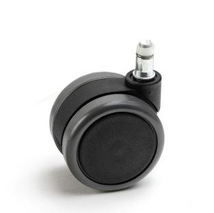 Castor for S 197 R / S 197 R20, Double castor black for S 197 R20 for hard floor