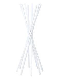 Coat rack Sciangai, White stained ash