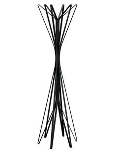 Coat Rack Aster, Black, 6 hooks