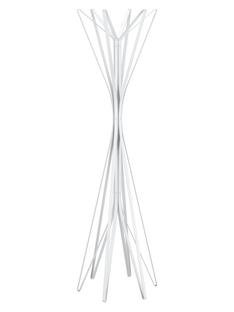 Coat Rack Aster, White, 6 hooks