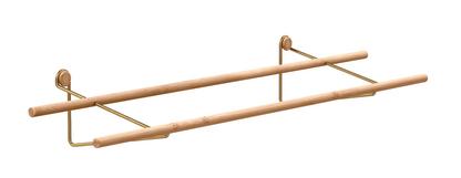 Shoe Rack Brass|Natural bamboo 