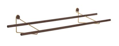 Shoe Rack Brass|Smoked oak