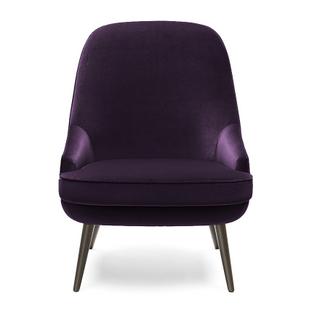 375 Higher back|Fabric Harald aubergine