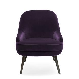 375 Low back|Fabric Harald aubergine