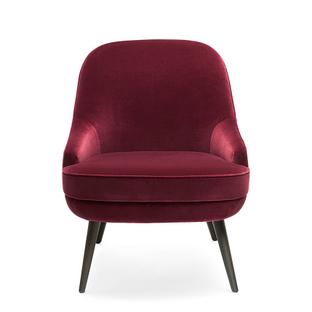 375 Low back|Fabric Harald red grape